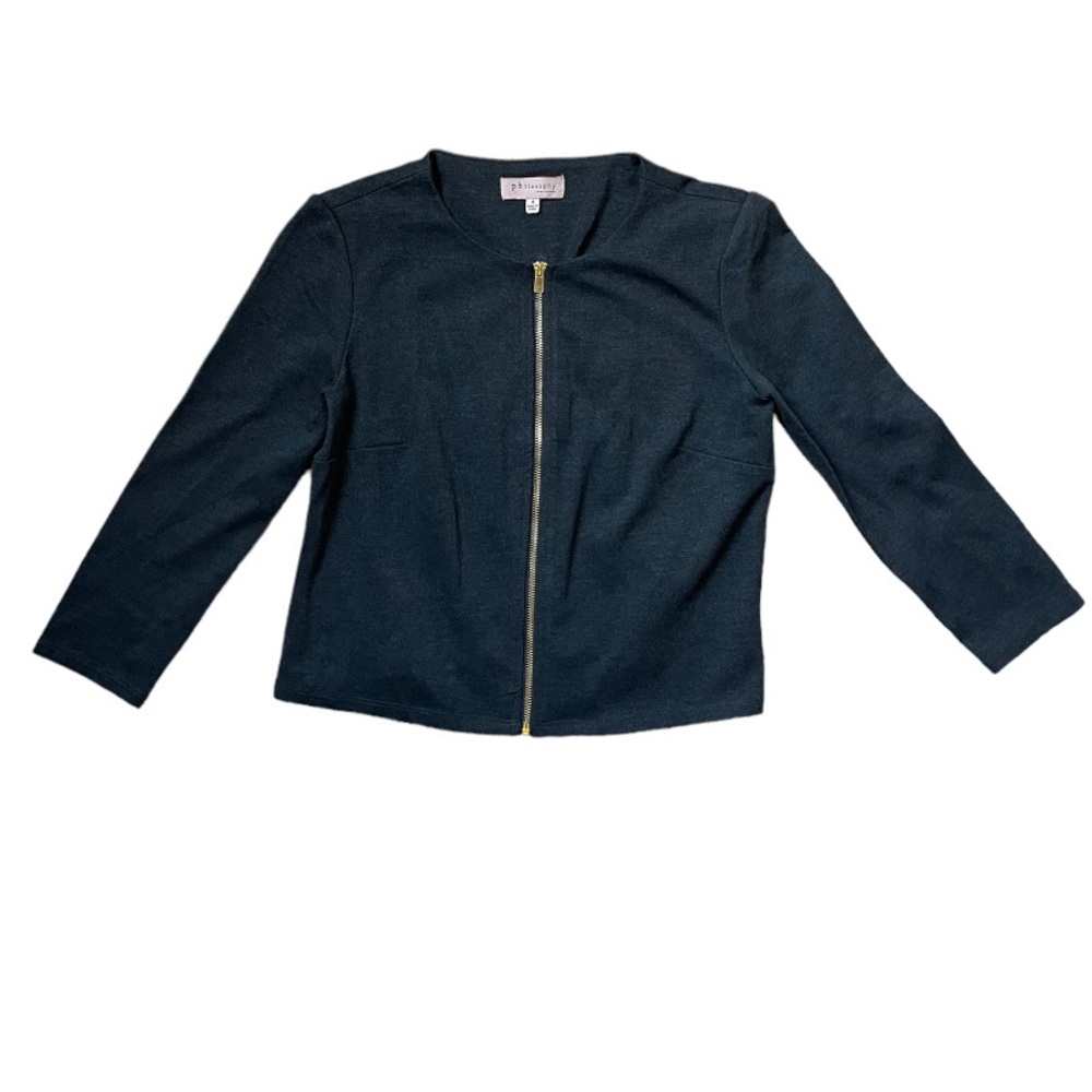 3/$15 Women’s Zip Up Philosophy Blazer Size Small